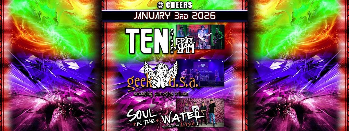 Pearl Jam \/ Smashing Pumkins \/ The Music of Live \/ Tribute Night @ Cheers