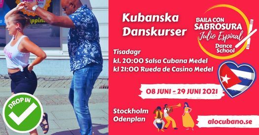 Kubanska Danskurser: Salsa Cubana & Rueda de Casino Stockholm | Studio Salsa,  Nacka, ST | June 8, 2021