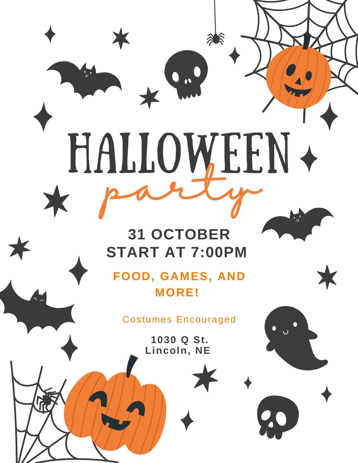 YSA Ward Halloween Party