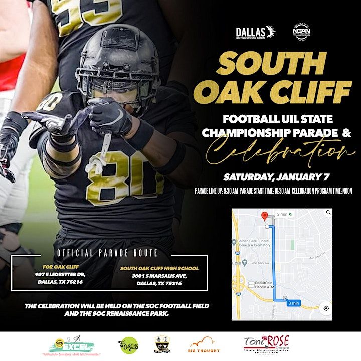 South Oak Cliff Football UIL State Championship Parade & Celebration