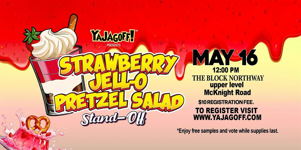 Strawberry Jell-O Pretzel Salad Stand-Off