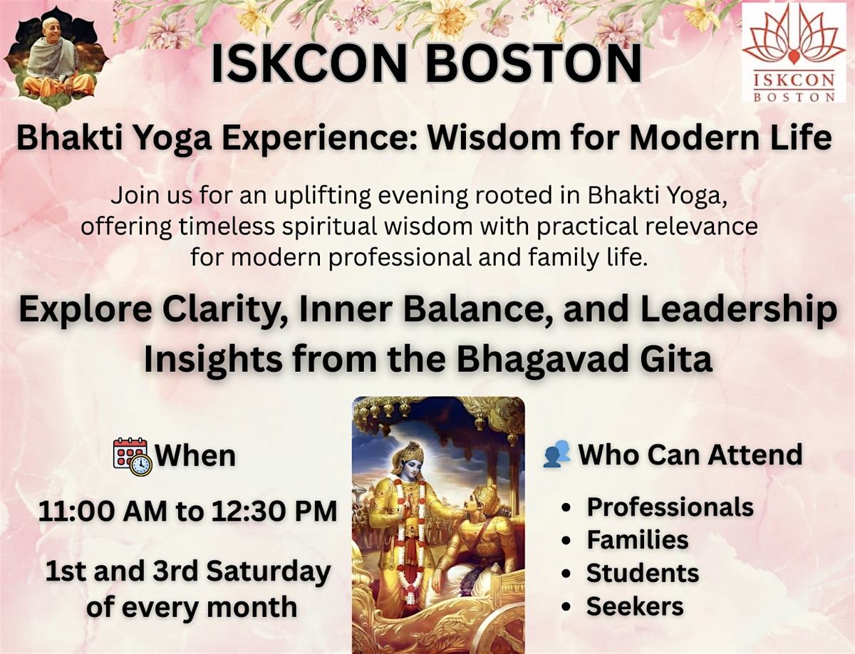 Bhakti Yoga Experience (Boston Common)