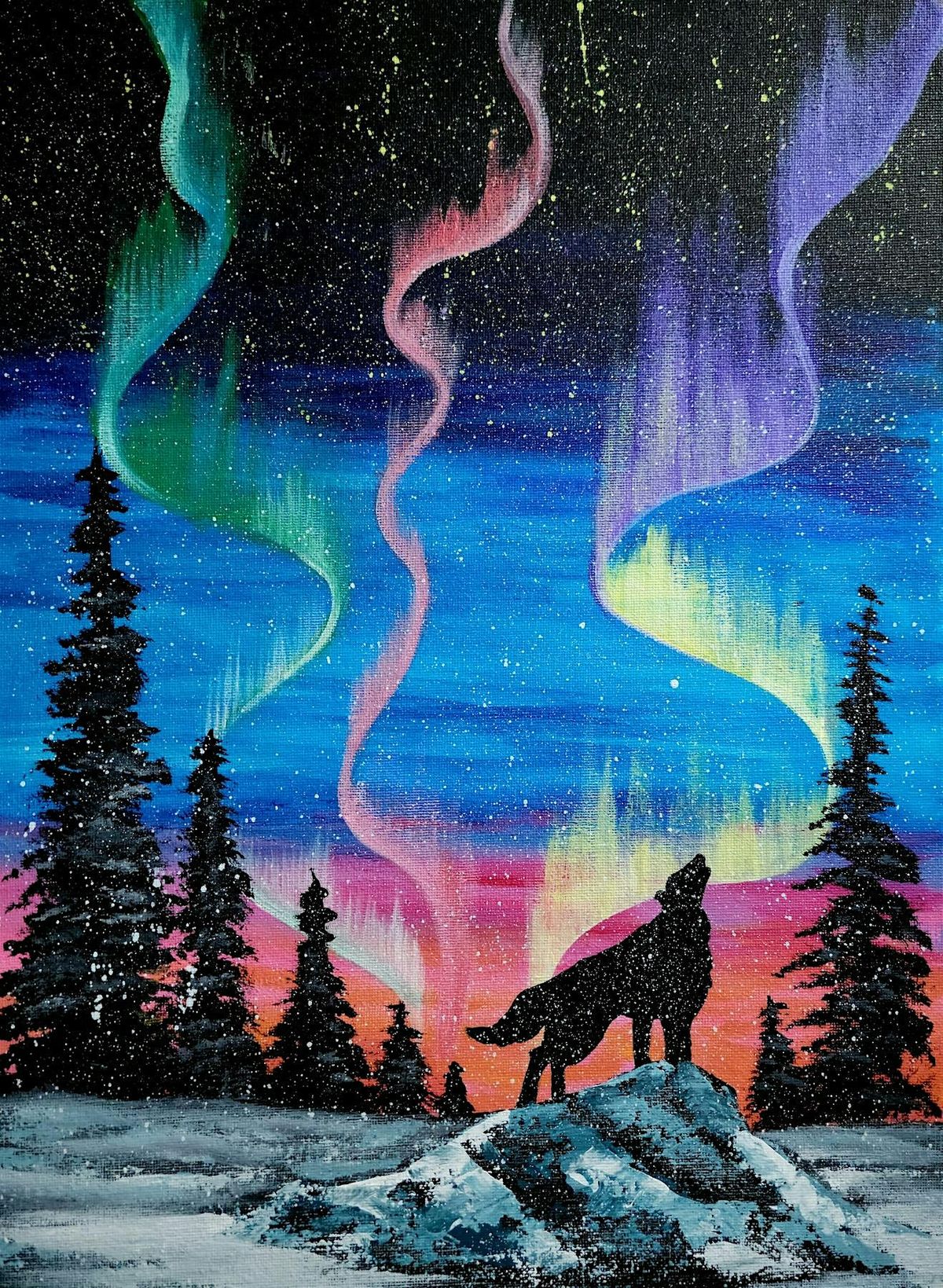 Food Drive Paint Party at Bethany!