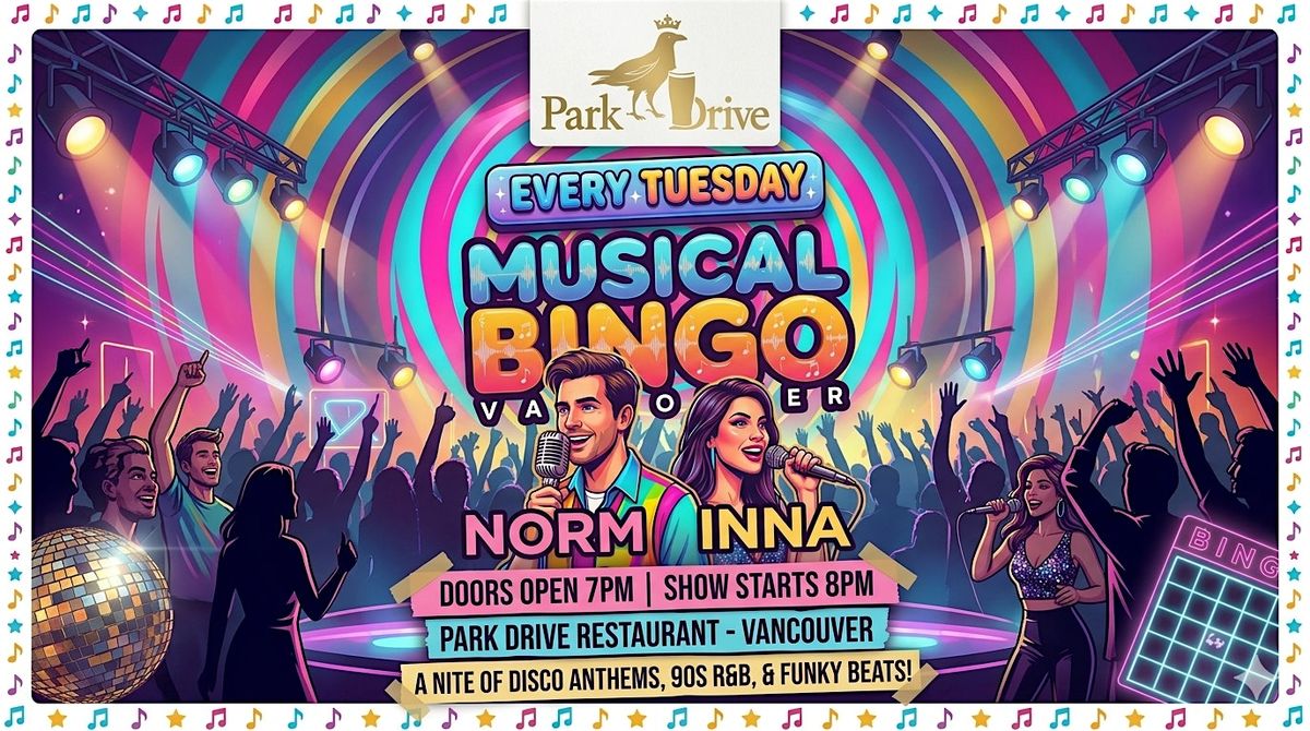 Musical Bingo Show at Park Drive on Tuesdays