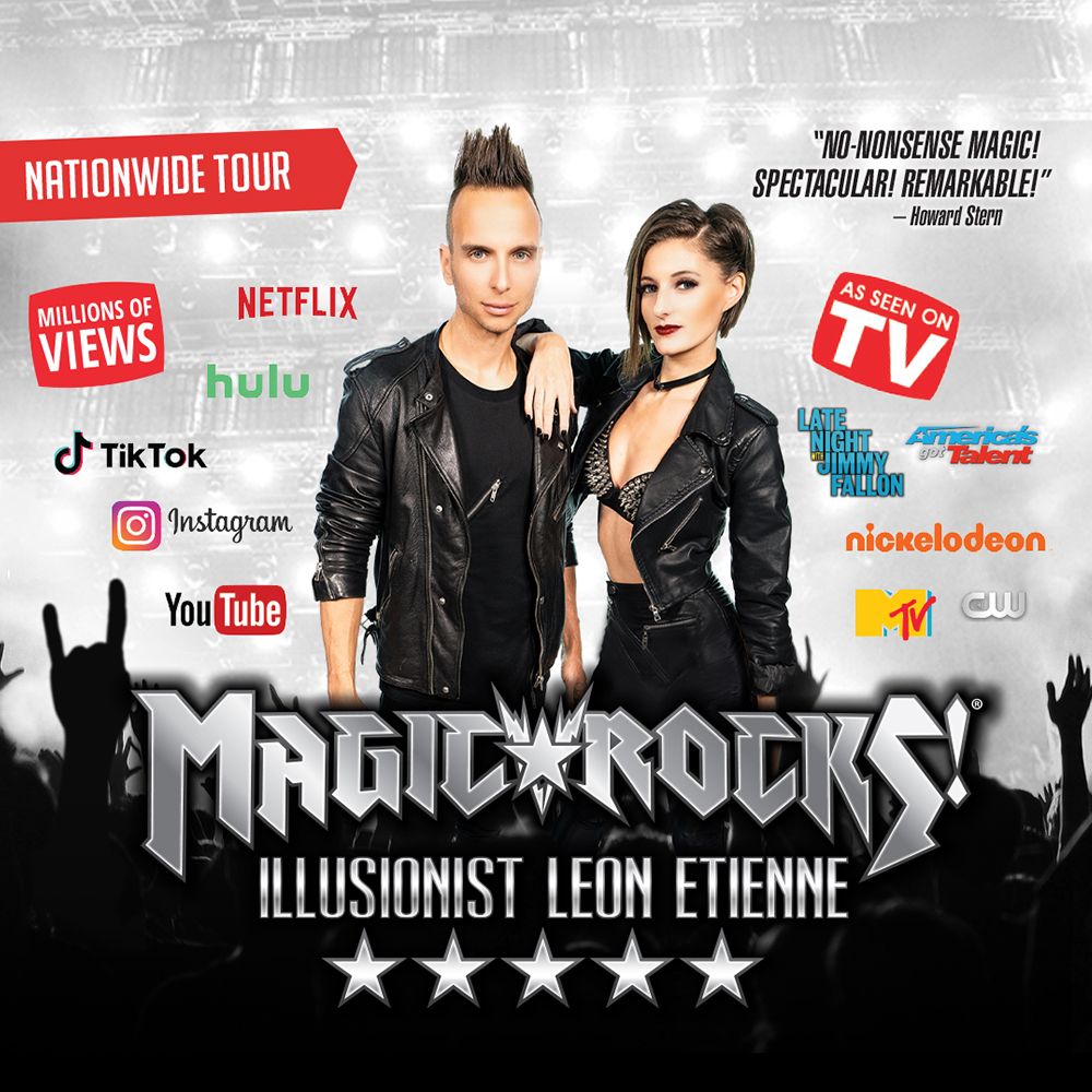 Leon Etienne - Magic Rocks at The Jay and Linda Grunin Center for the Arts