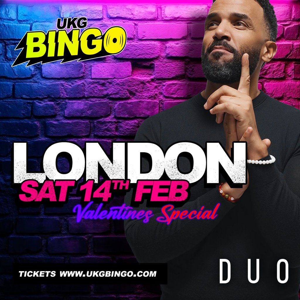 UKG BINGO Sat 14th February London
