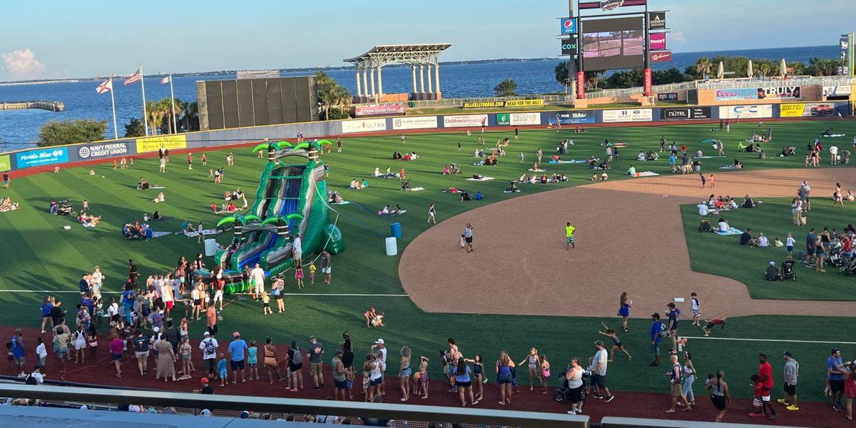 Parking Biloxi Shuckers at Pensacola Blue Wahoos
