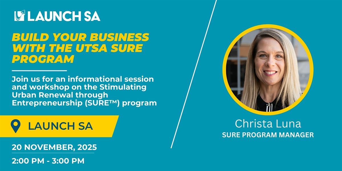 Build Your Business with the SURE\u2122 Program \u2013 Info Session