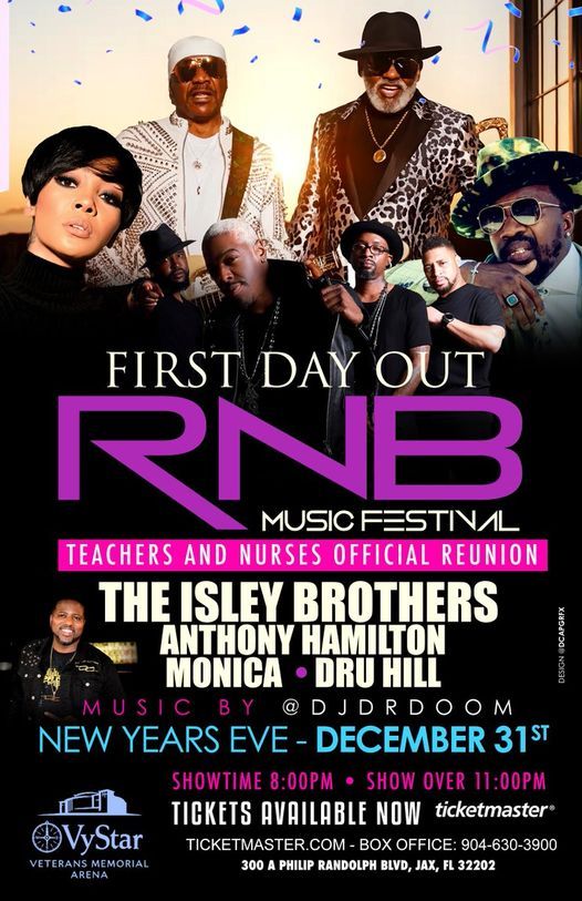 First day Out RNB Music Fest The Isley Brothers, Anthony Hamilton