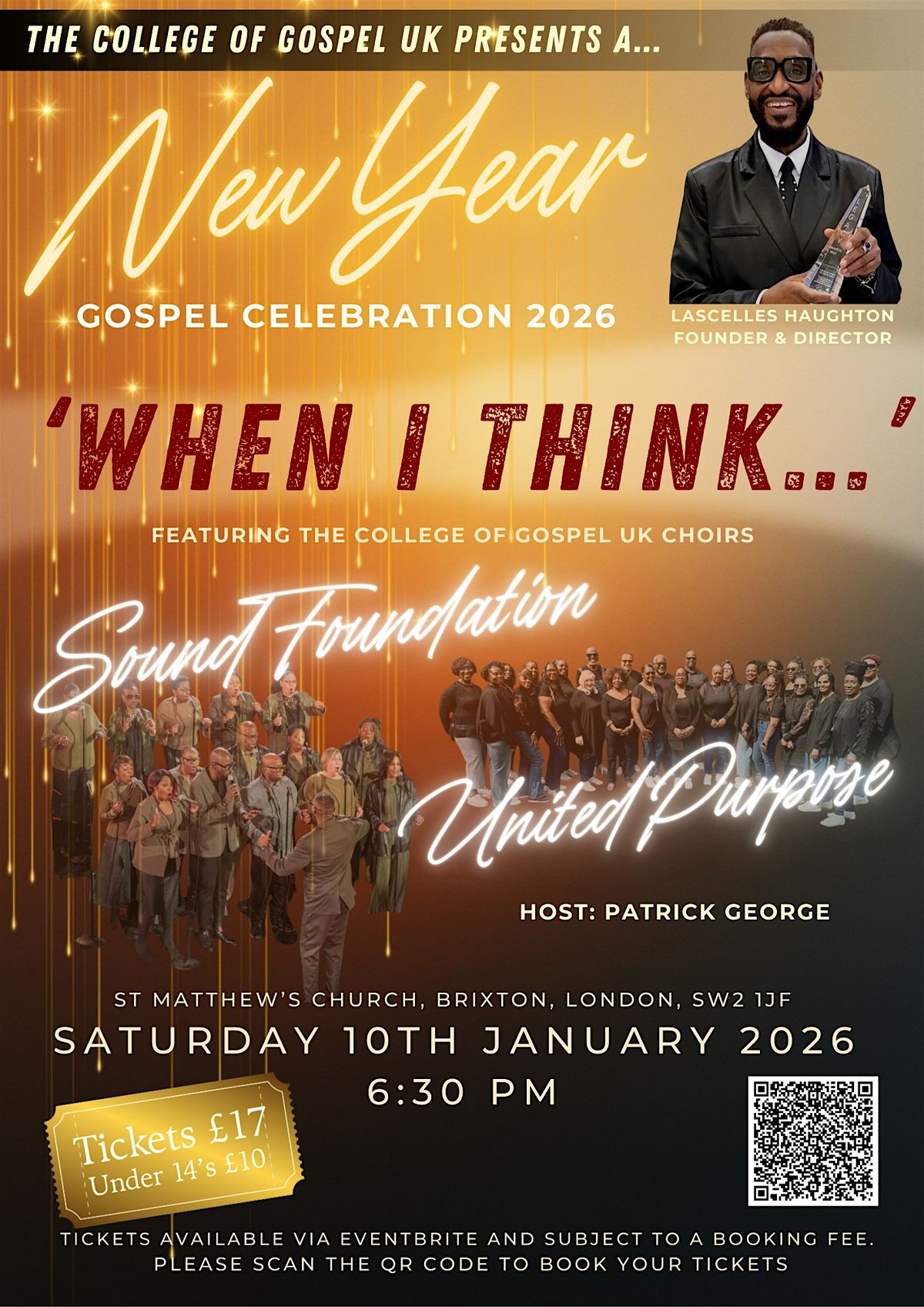 The College of Gospel UK Presents...A New Year\u2019s Gospel Celebration 10\/1\/26