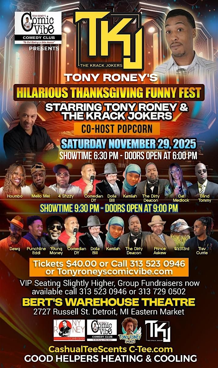 Tony Roney Hilarious Thanksgiving Funny