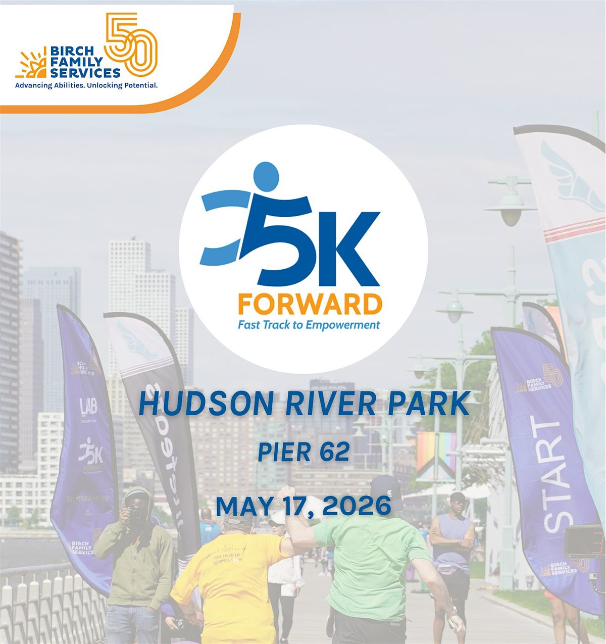 Birch Family Services 14th Annual 5K Forward: Fast Track to Empowerment