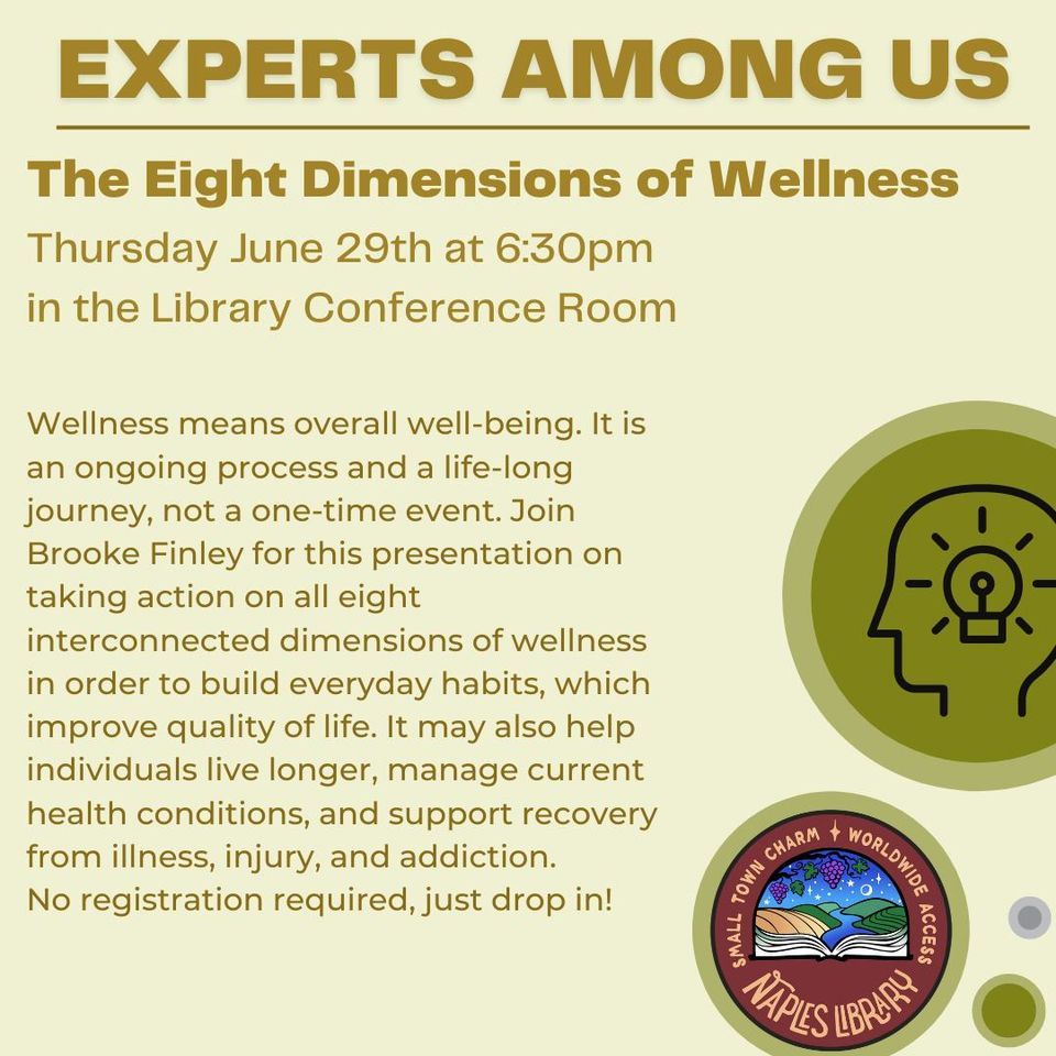 Experts Among Us: The Eight Dimensions of Wellness with Brooke Finley ...