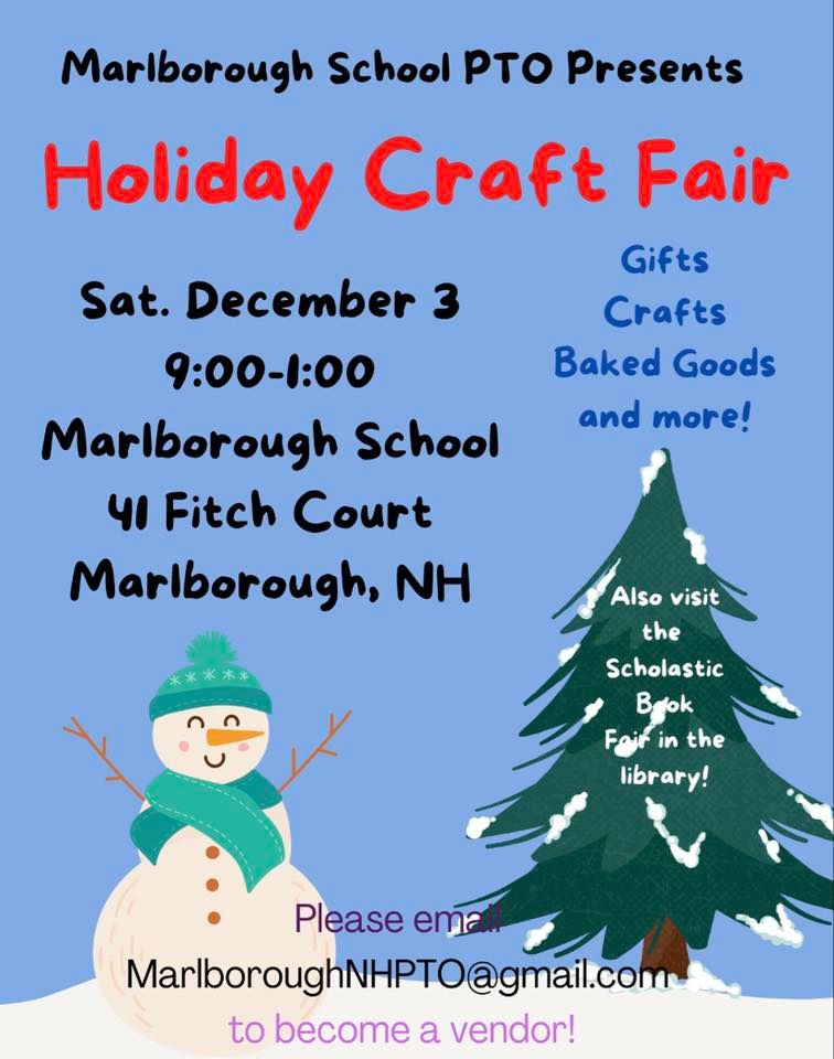 Marlborough PTO holiday craft fair Marlborough Elementary School