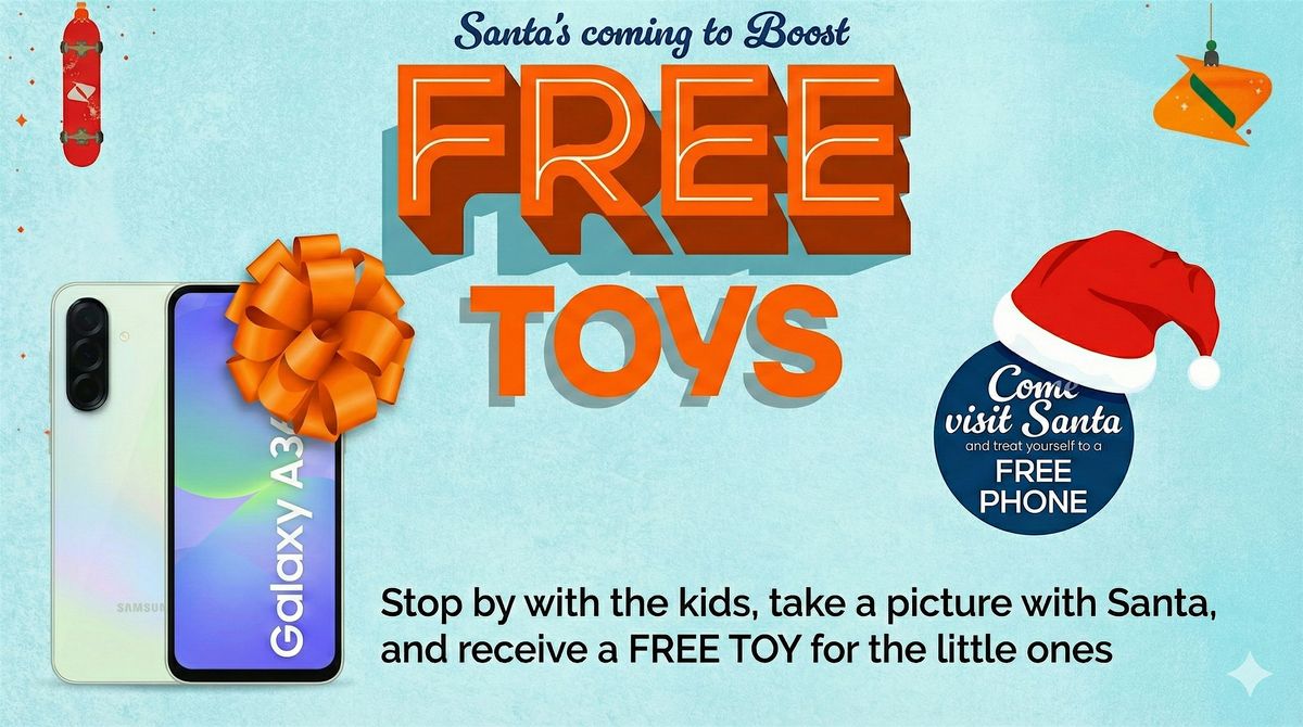 Santa Clause @ Boost Mobile West Market