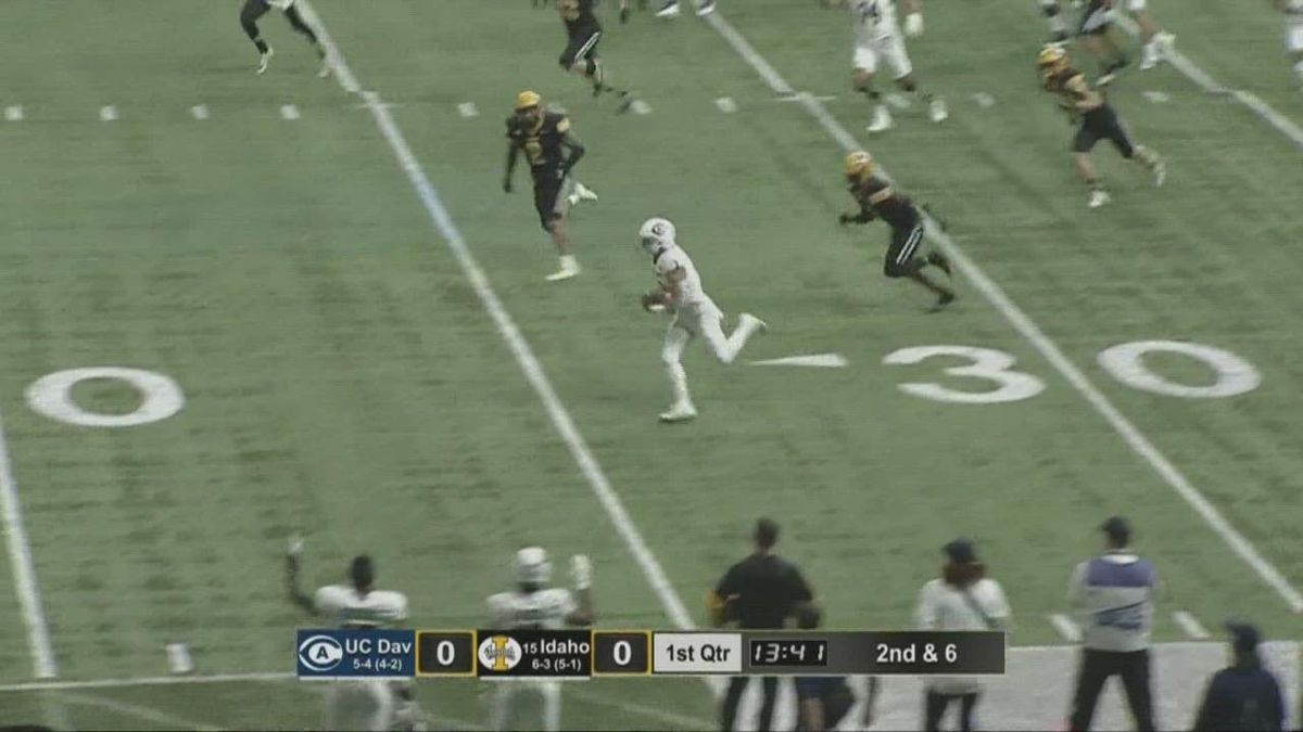 UC Davis Aggies at Idaho Vandals Football at Kibbie Dome
