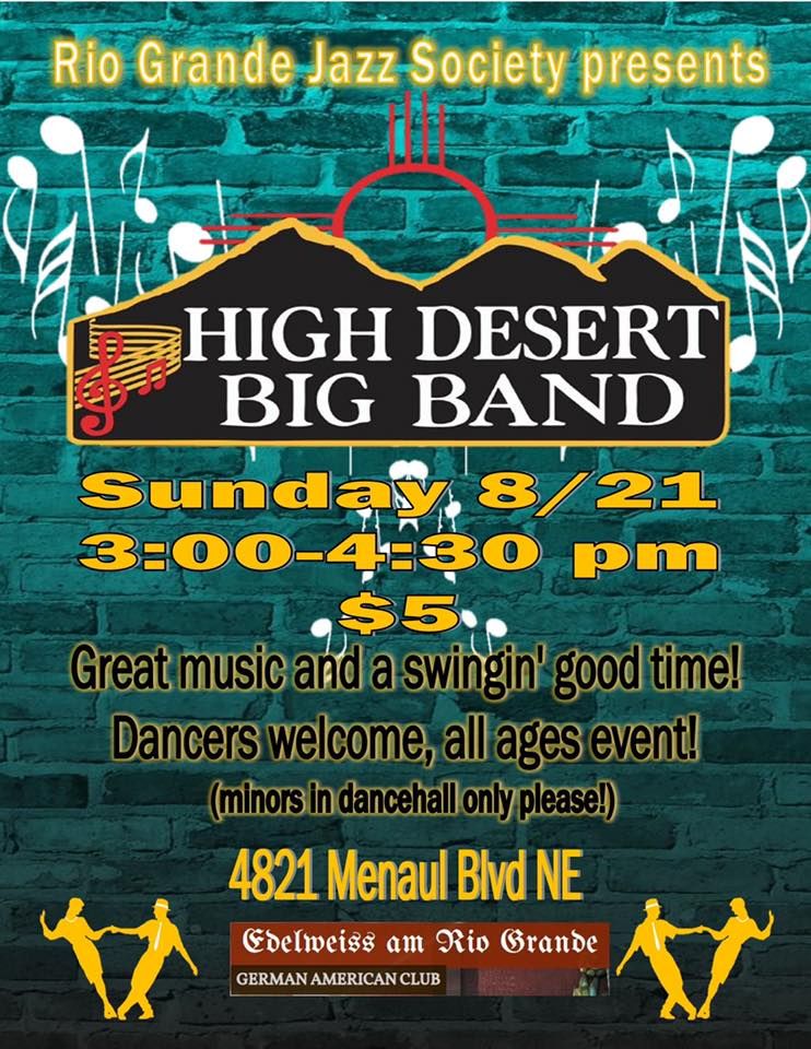 Rio Grande Jazz Society featuring High Desert Big Band