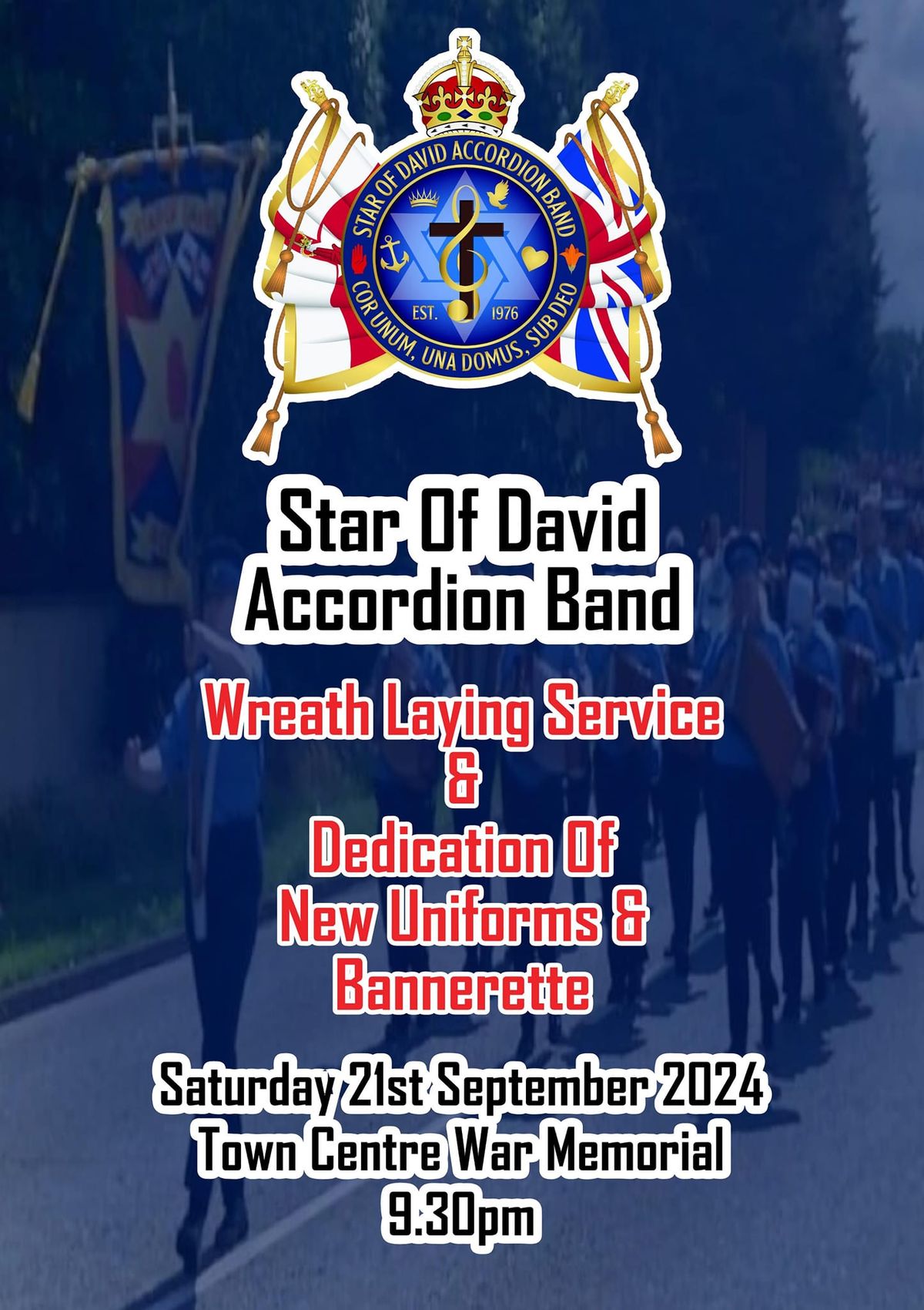 Star of David Accordion Band wreath laying and dedication of new ...