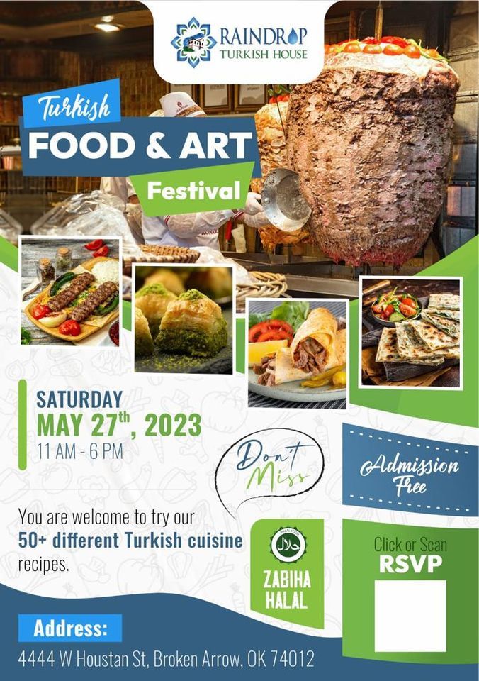 Turkish Food and Art Festival | Raindrop Turkish House Tulsa, Broken