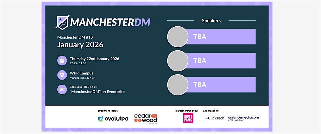 Manchester DM #10 - Digital Marketing Event