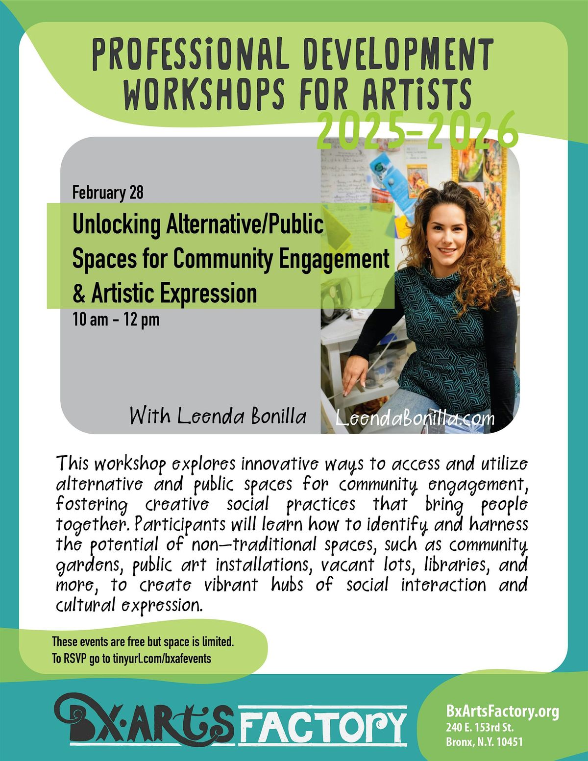 Unlocking Alternative  Spaces for Community Engagement  & Artistic Expressi