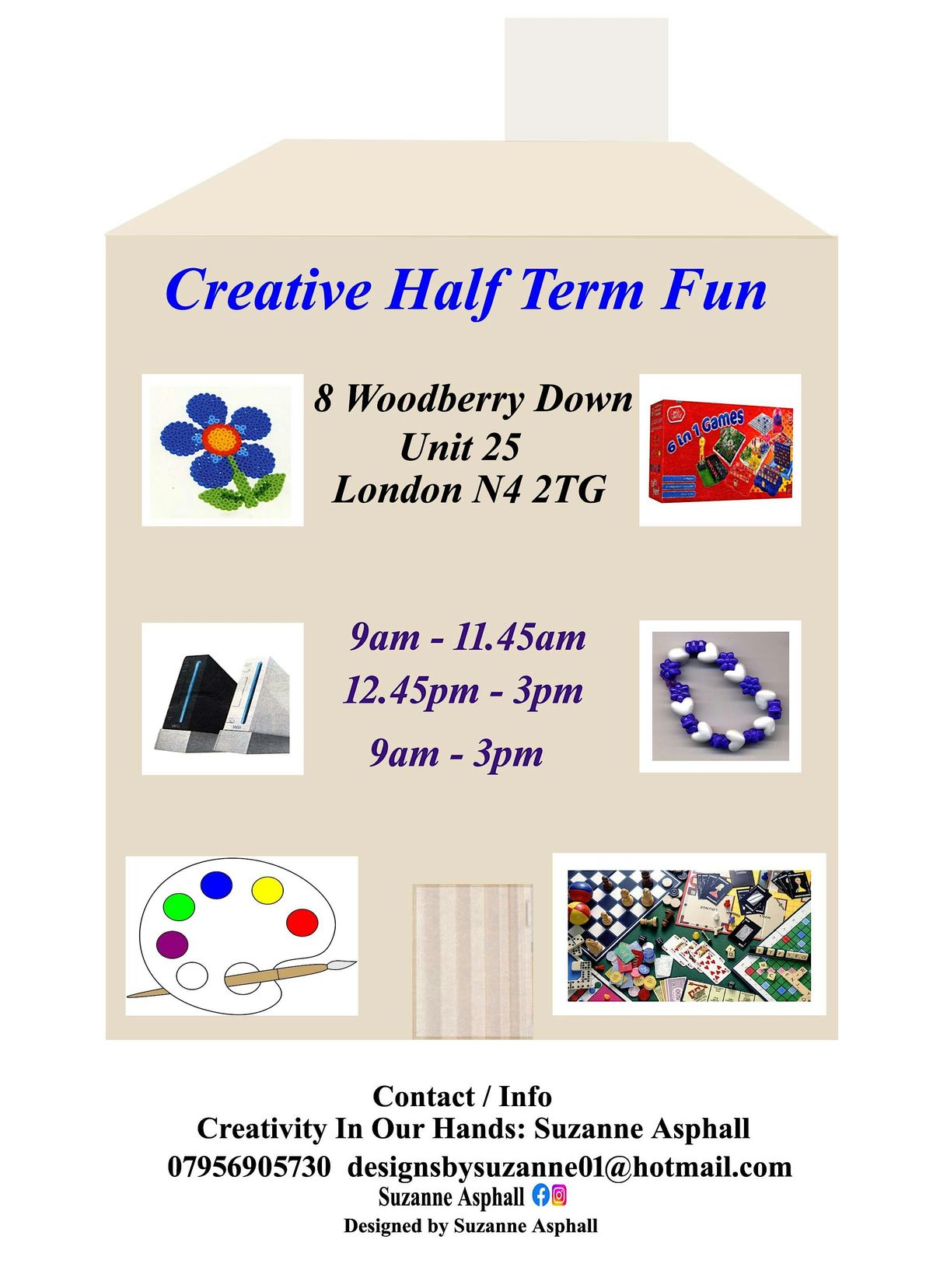 Creative Half Term Fun. 20 July - 28 August 2026