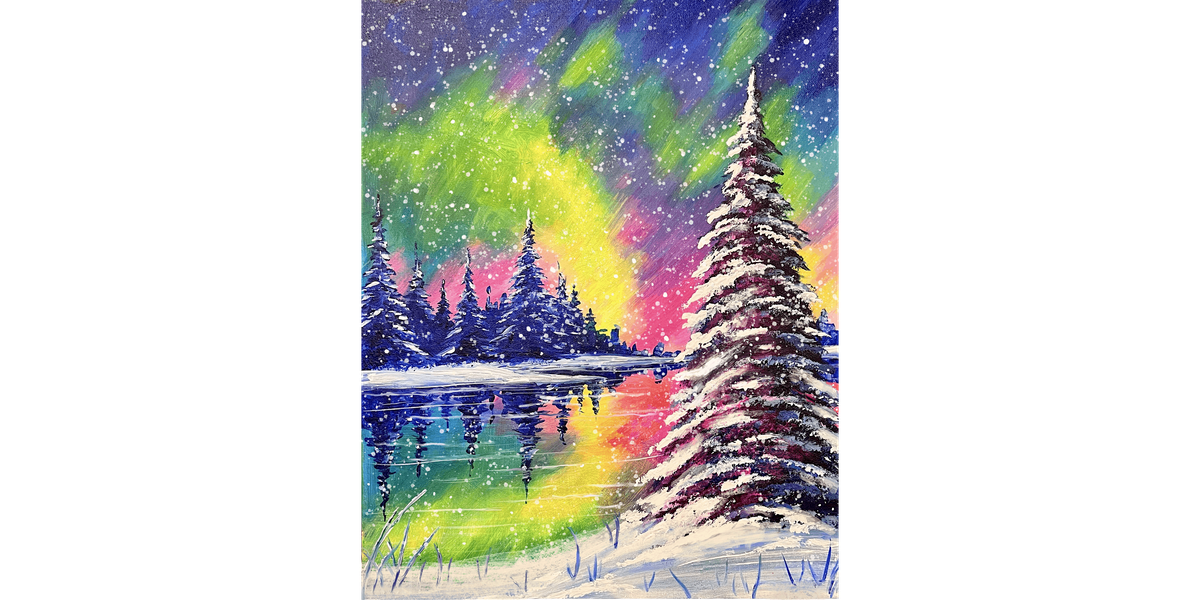 Magical Northern Lights - Paint and Sip in Phoenix | Classpop!\u2122