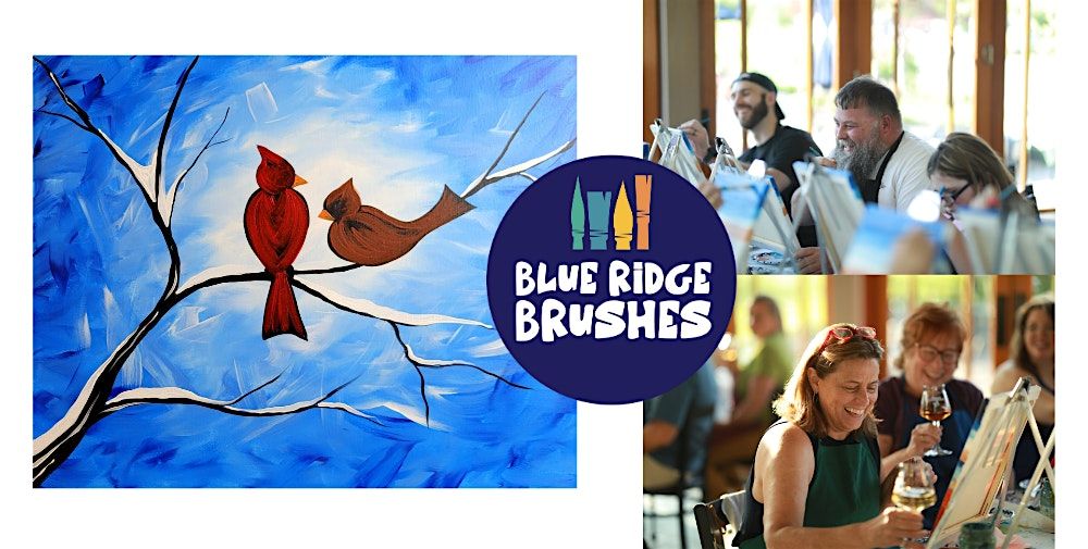 Paint + Sip: "Winter Cardinals" at Basic City RVA