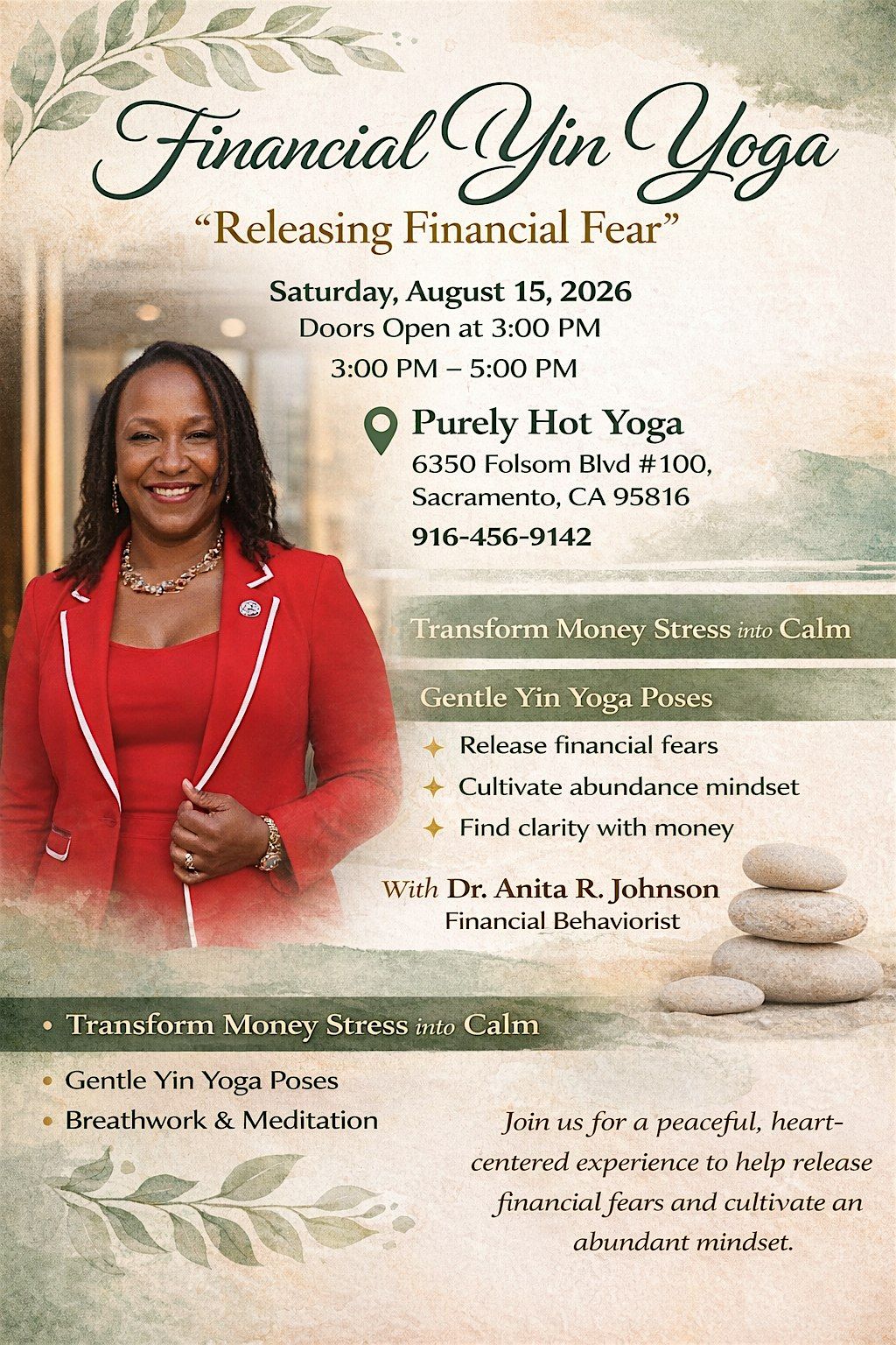 Financial Yin Yoga Releasing Financial Fear