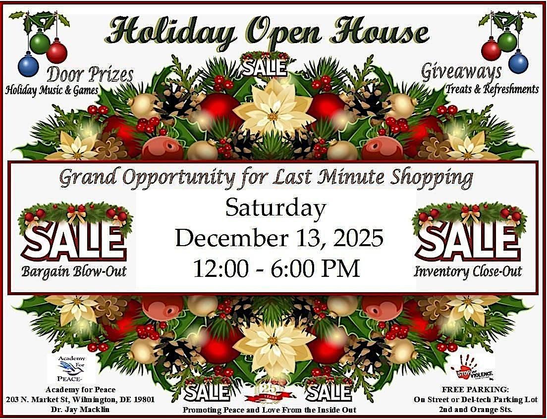 HOLIDAY SALE: Bargain Blow Out, Inventory Close Out w Giveaways\/Door Prizes
