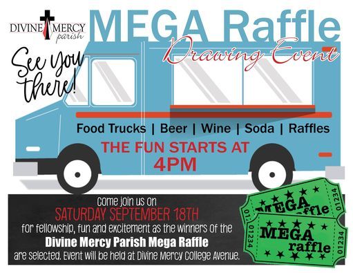Divine Raffle Divine Mercy MEGA Raffle Draw Party at Divine Mercy School, Milwaukee ...