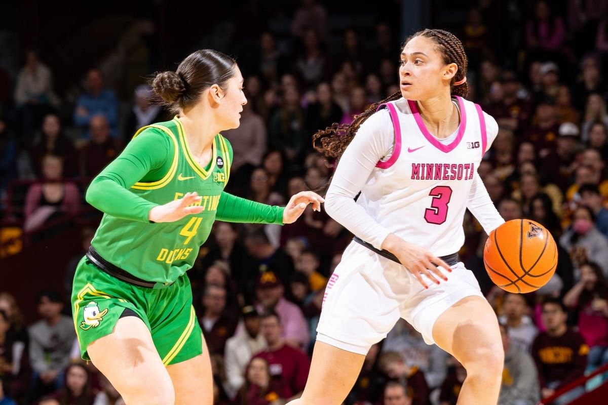Minnesota Golden Gophers at Oregon Ducks Womens Basketball