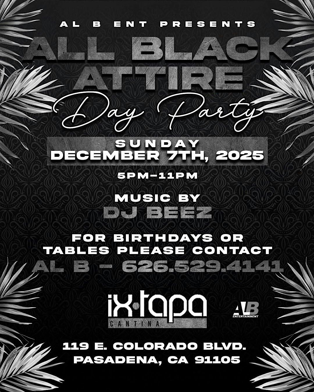 All Black Day Party