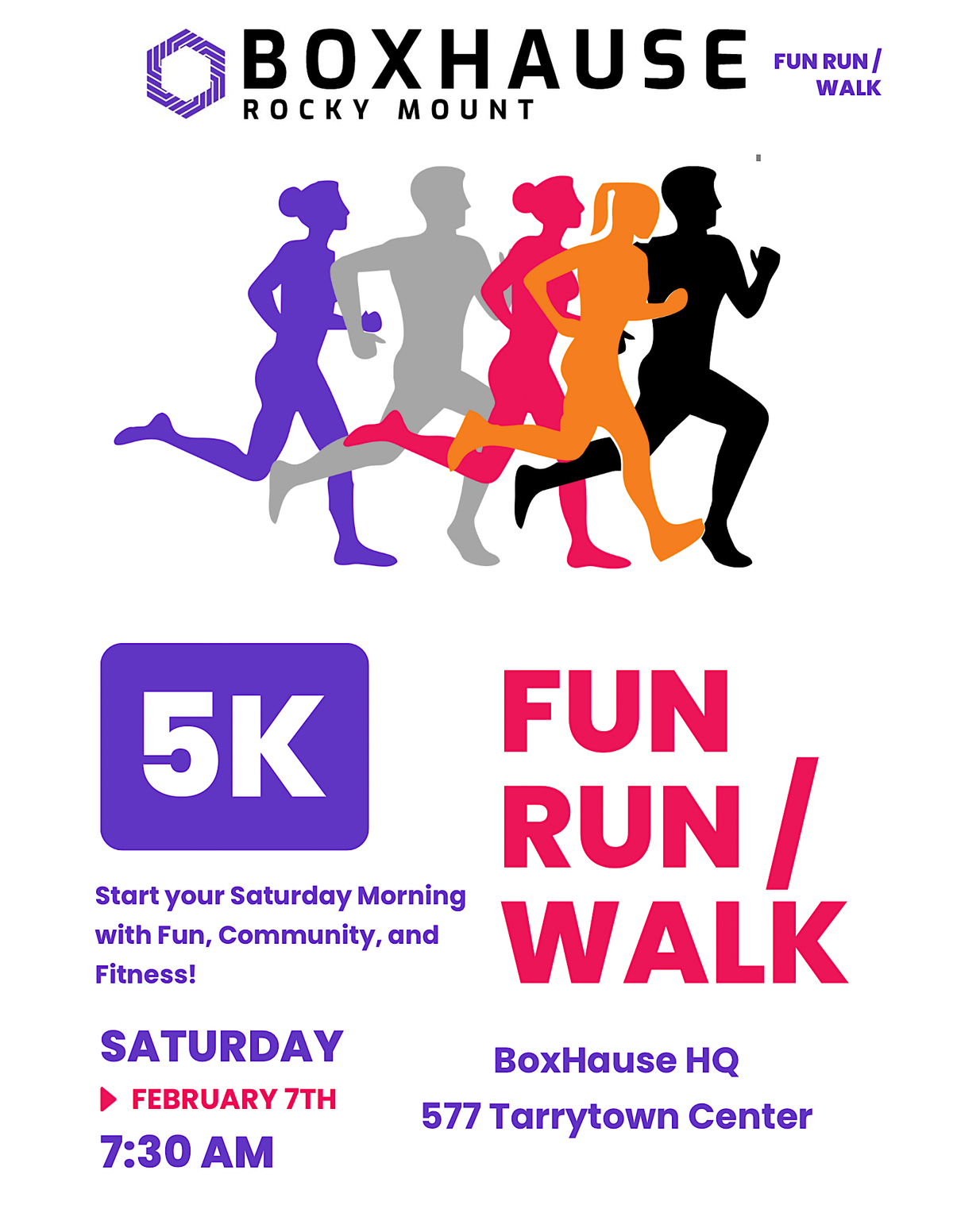 February BoxHause Monthly 5k Fun Run\/Walk at HQ