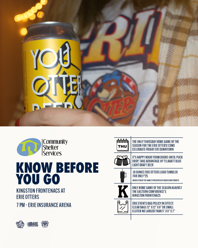 Kingston Frontenacs at Erie Otters at Erie Insurance Arena