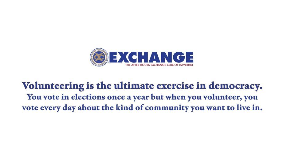 A Very Special Community Meeting | The After Hours Haverhill Exchange Club