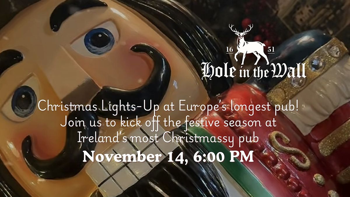 Hole in the Wall Christmas Lights Up