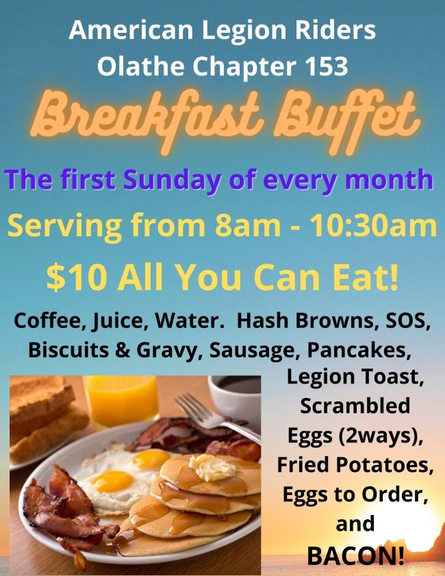 ALR Breakfast Buffet | American Legion Post 153, Olathe, Kansas ...