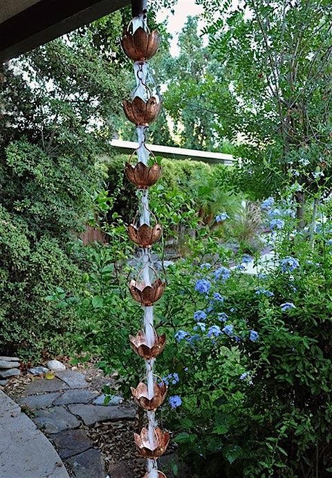 DIY Upcycled Rain Chain