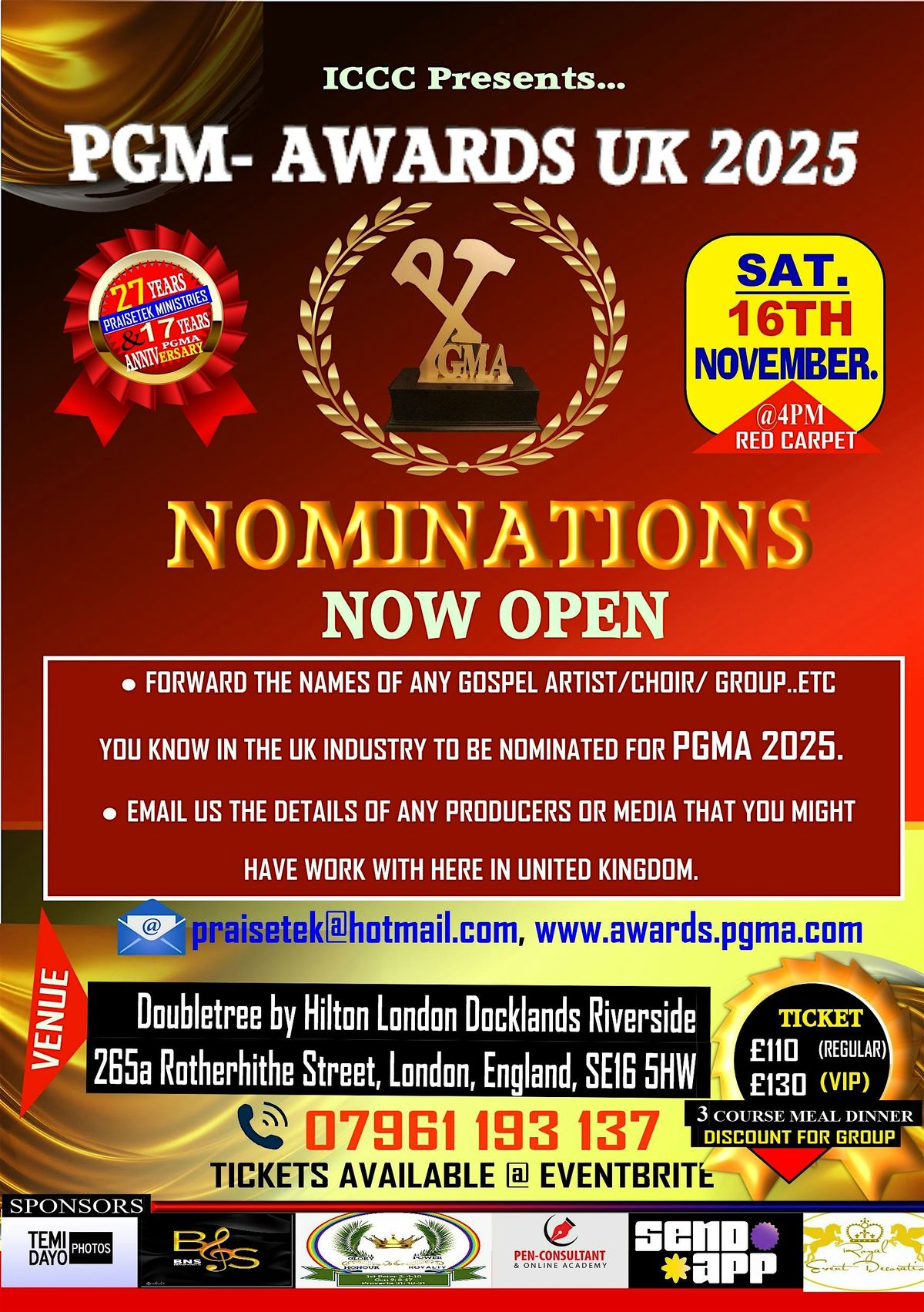 PGM-AWARDS UK 2025