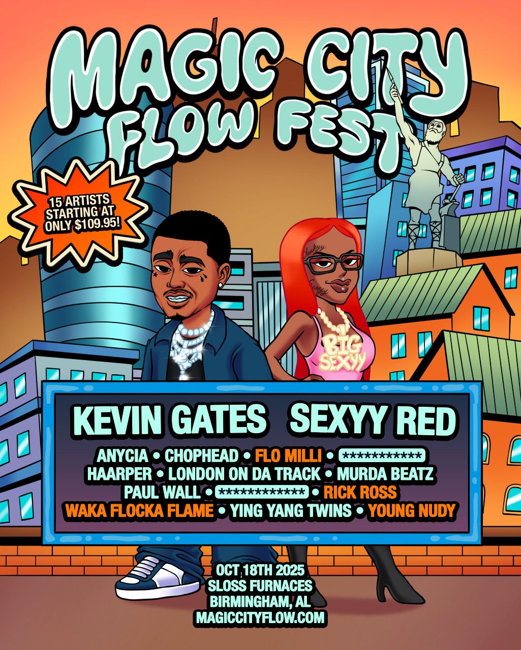 Magic City Flow Fest at Sloss Furnace