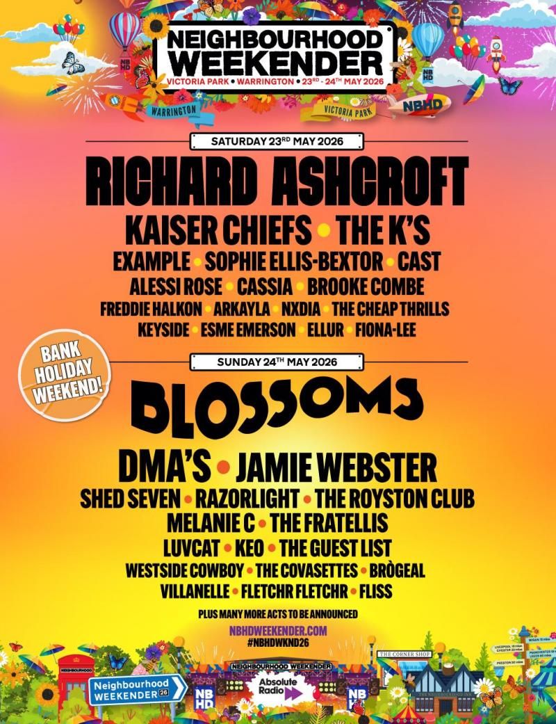 Neighbourhood Weekender 2026 - Sunday Tickets