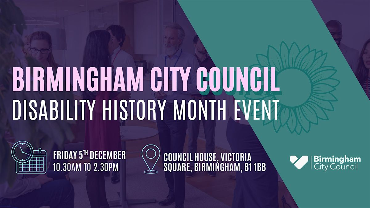 Birmingham Disability History Month Event