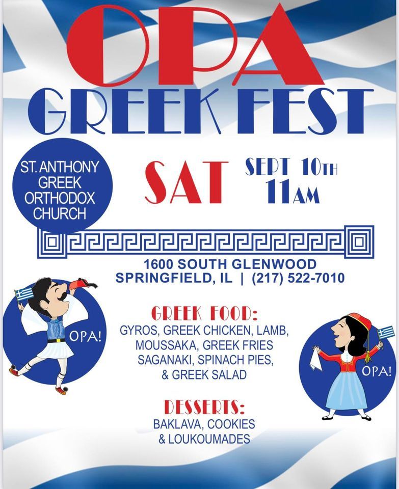OPA FEST 2022 at St. Anthony's Hellenic Greek Orthodox Church ...