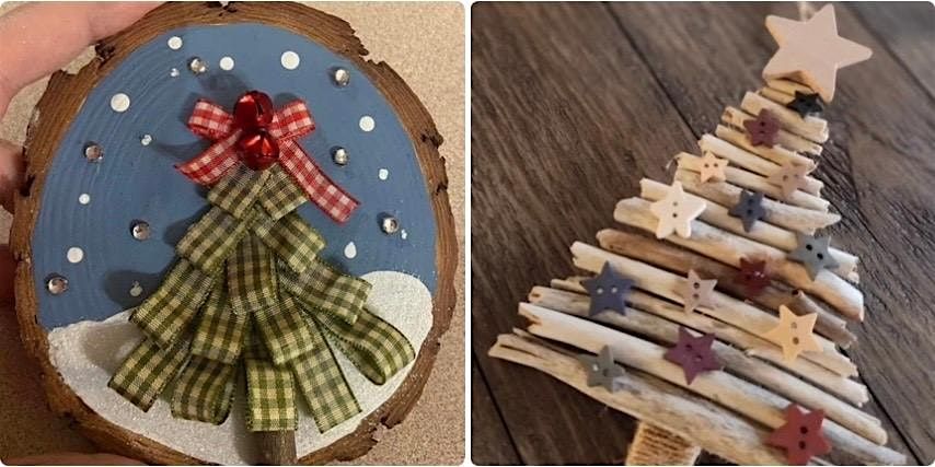 Wooden Christmas Tree Ornament Making