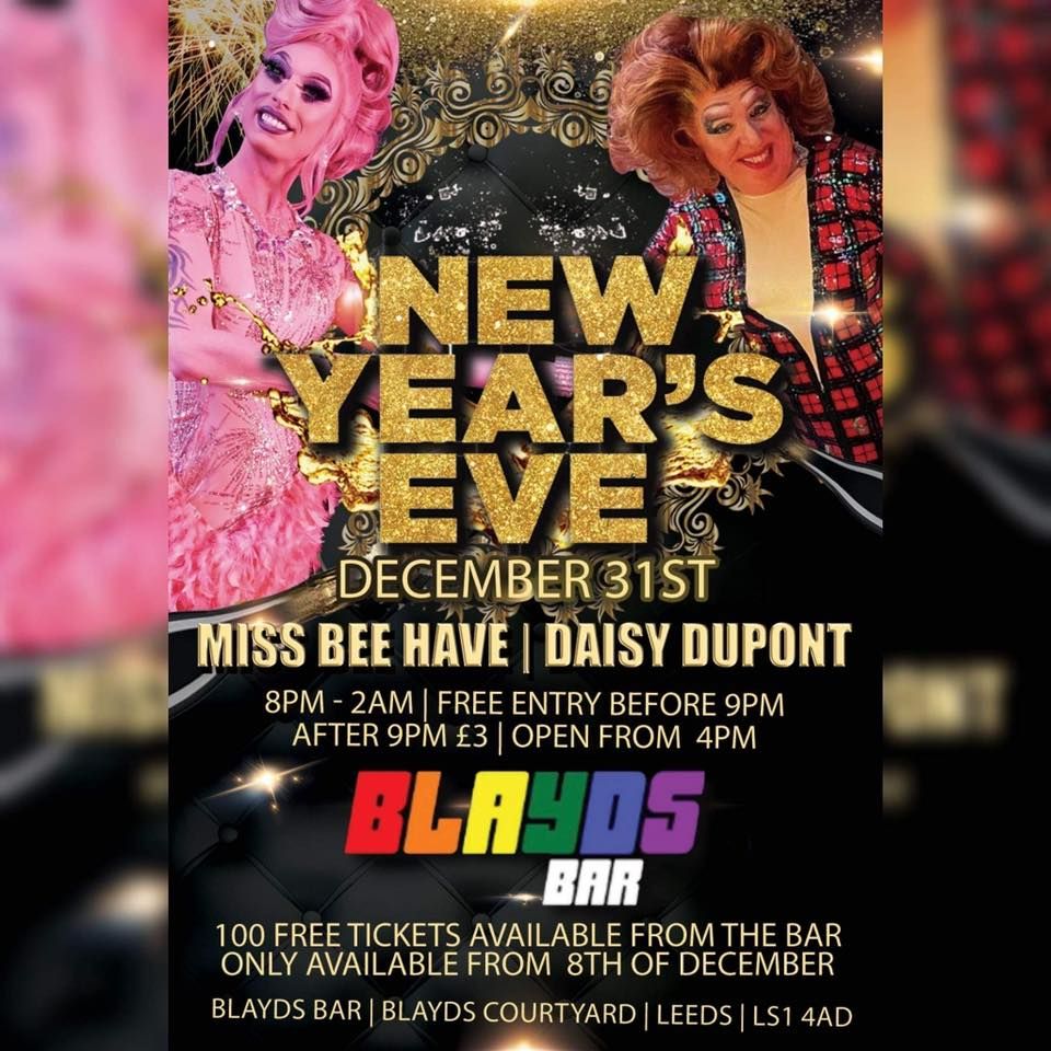 New Years Eve | Blayds Bar, Leeds, EN | December 31, 2022