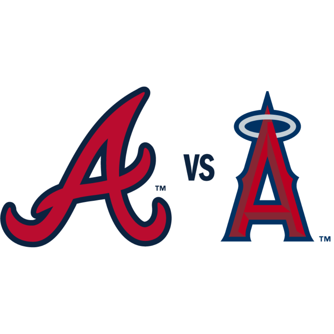 Atlanta Braves at Los Angeles Angels at Angel Stadium