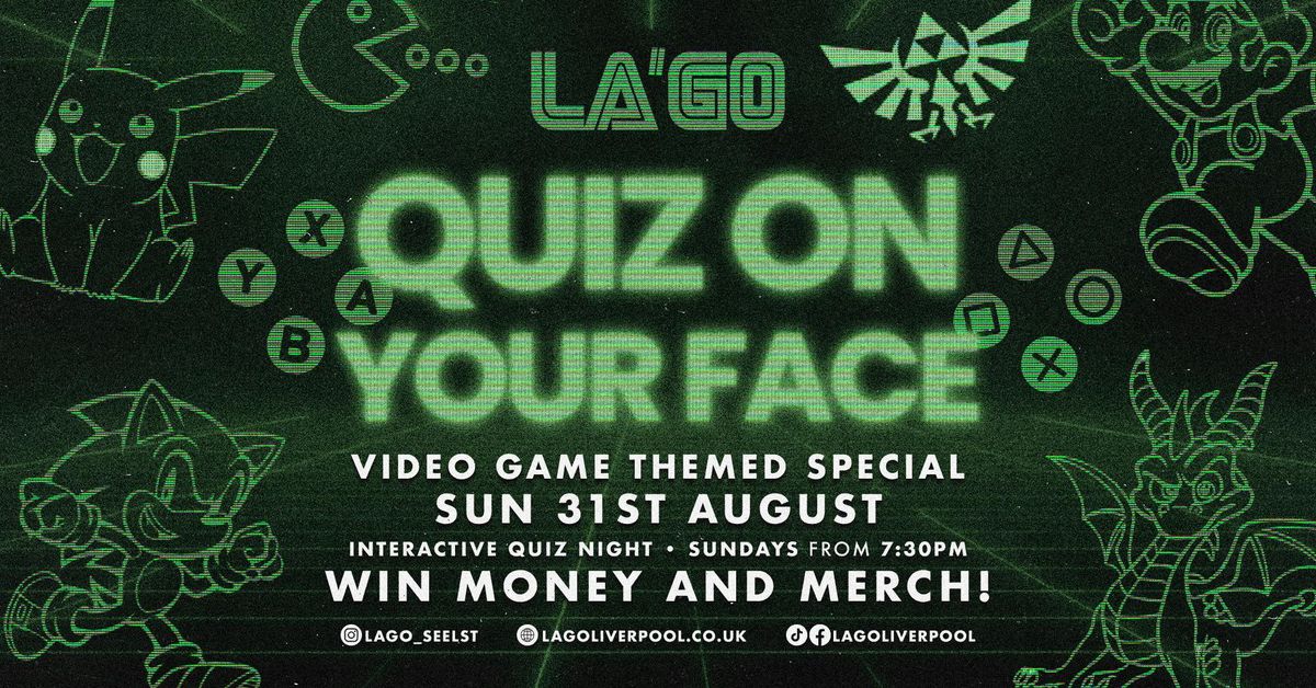 VIDEO GAME SPECIAL - QUIZ ON YOUR FACE!
