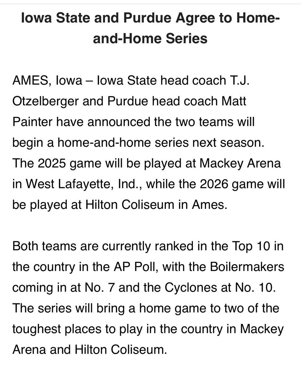 Purdue Boilermakers vs. Iowa State Cyclones