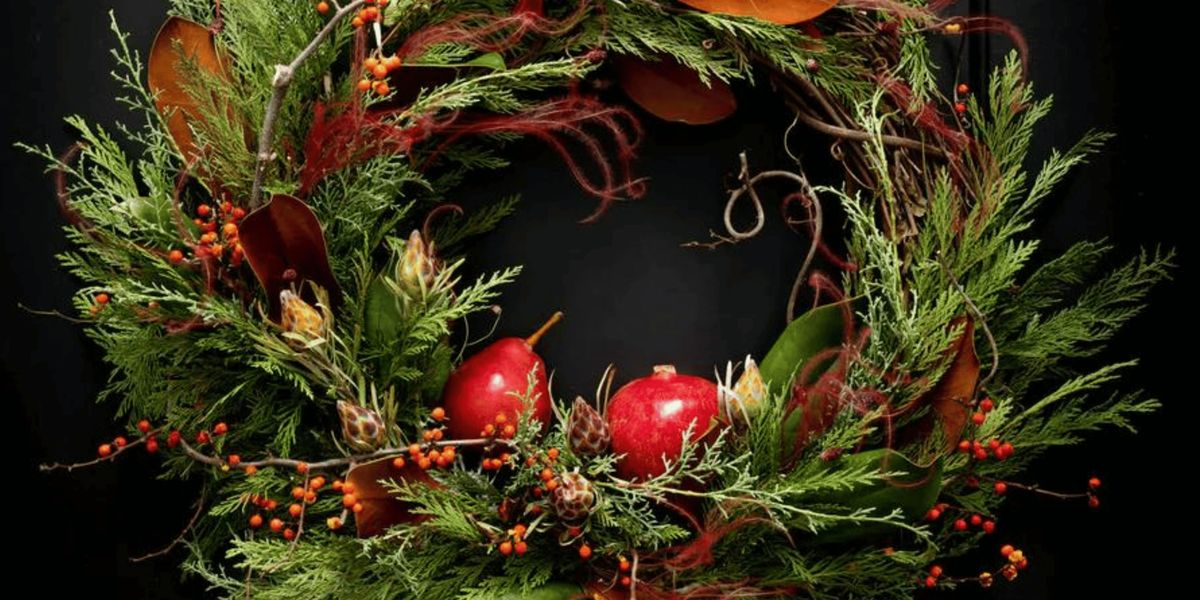 Lush Winter Greens Wreath